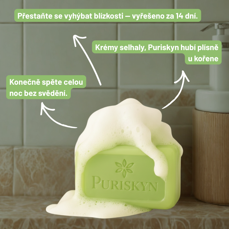 PURISKYN- Mýdlo proti svědění zadku
