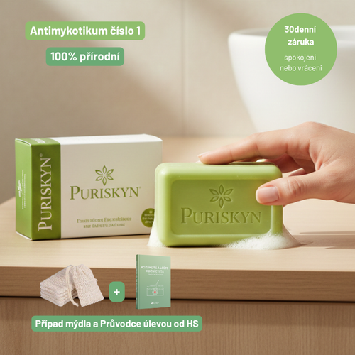 Antimikrobiální - mýdlo na zmírnění problémů